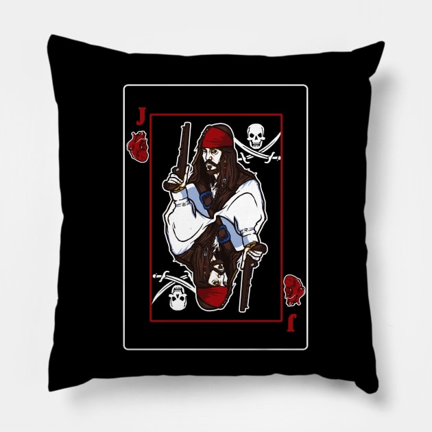 Jack of Hearts Pillow by AndreusD