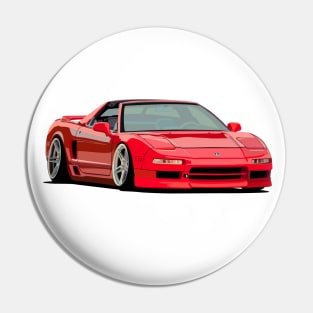 Honda Acura NSX Cartoon Pin