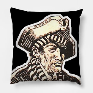 Pirate in profile Pillow