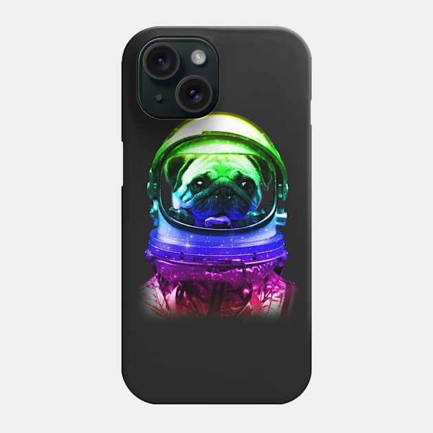 Astronaut Pug Phone Case by LukeWebsterDesign