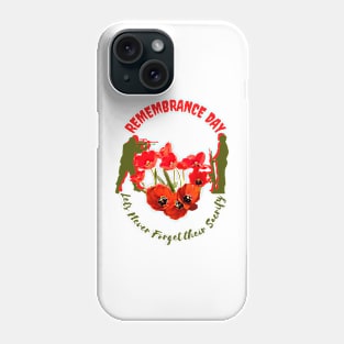 Poppy Flower Remembrance day / Remembrance gifts / Remembrance / let we forget / Veterans day Phone Case