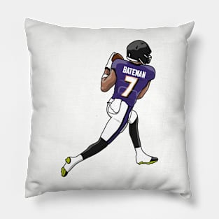 bateman race Pillow