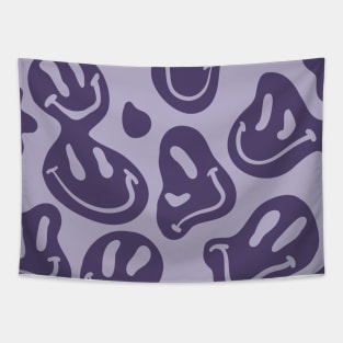 Melted purple emojis Tapestry