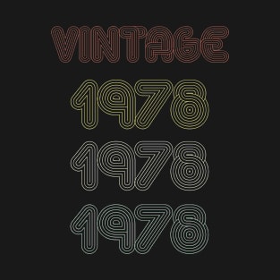 Vintage 40th Birthday 1978 T-Shirt