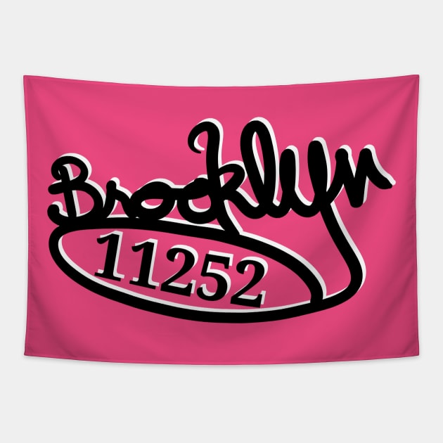 Code Brooklyn Tapestry by Duendo Design
