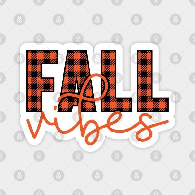 Fall vibes Magnet by Peach Lily Rainbow