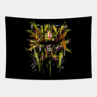 face (abstract) Tapestry