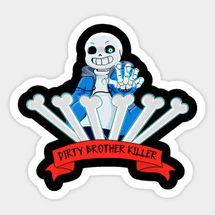 Undertale Sans, Papyrus, and Frisk fullbody stickers — PoetaxArt