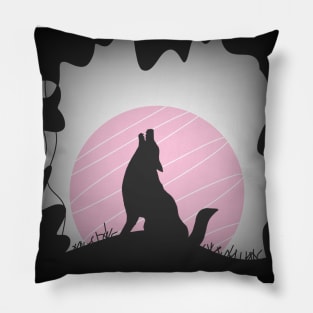 Halloween special fox hauling Pillow