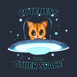 Orange cat cuteness from other space T-Shirt