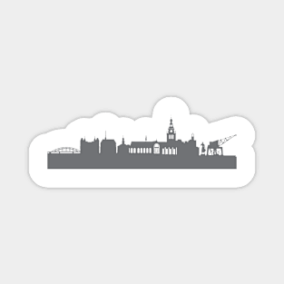 Nijmegen in gray Magnet