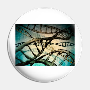 DNA molecules, illustration (C027/5810) Pin