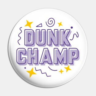 Dunk Champ Court Purple University Gold Pin