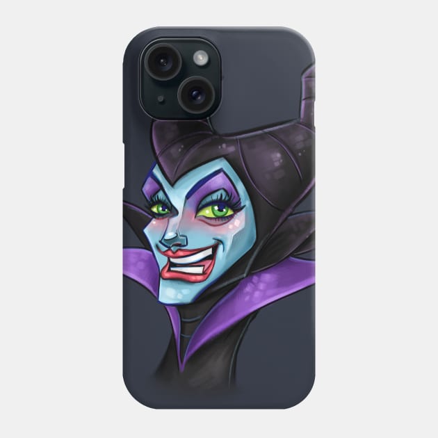 Maleficent Phone Case by abzhakim