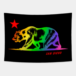 San Diego California Republic Bear Tapestry