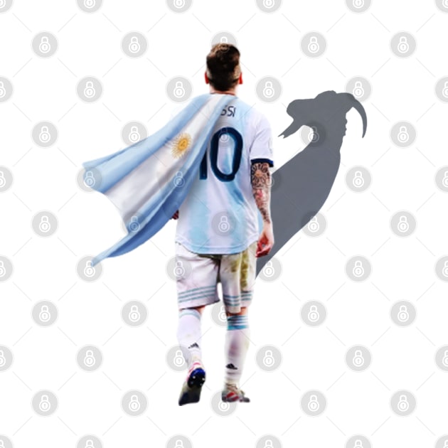 Vintage Messi GOAT Retro by teesmile