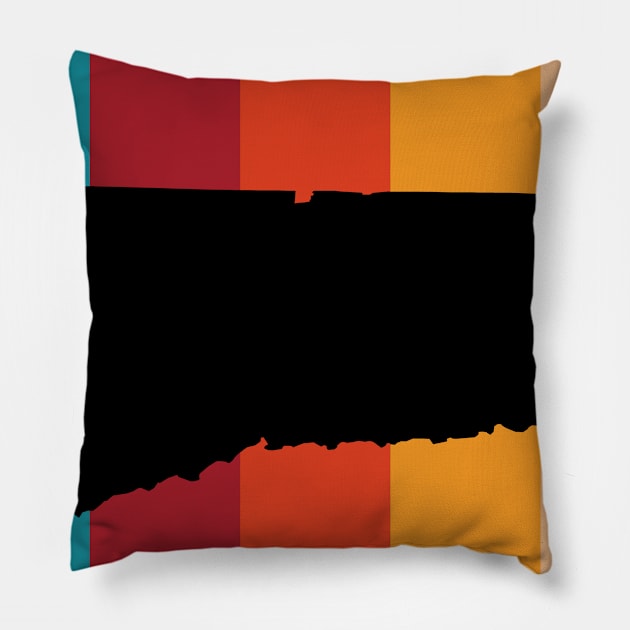 West Haven Connecticut Retro Pillow by easytees