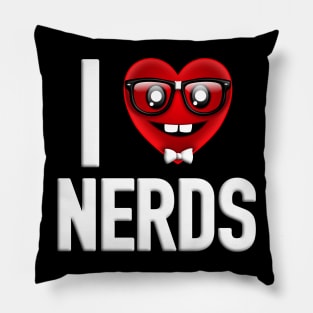 I Love Nerds Pillow