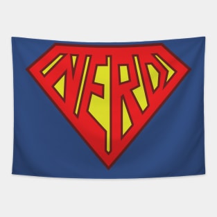 SuperNerd Funny Nerd Superhero Design Gift Idea Comics Tapestry