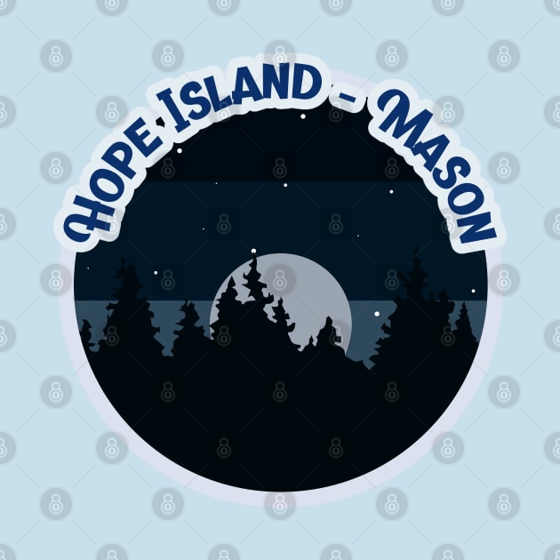 Hope Island Mason Campground Campground Camping Hiking and Backpacking through National Parks, Lakes, Campfires and Outdoors of Washington by AbsurdStore