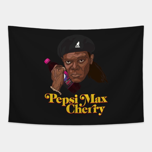 Max Cherry?! (colour version) Tapestry by andrew_kelly_uk@yahoo.co.uk