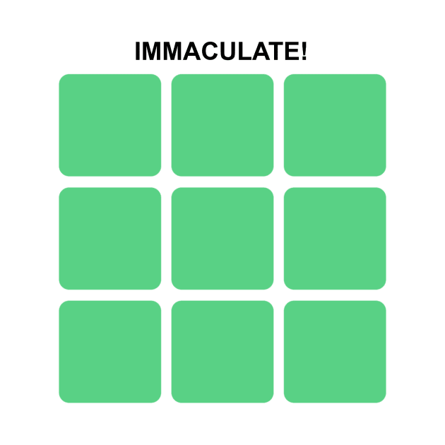 Immaculate Grid Baseball by Red Roof Designs