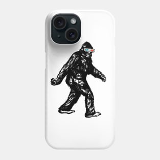 GONE SQUATCHIN' WITH 3D GLASSES Phone Case