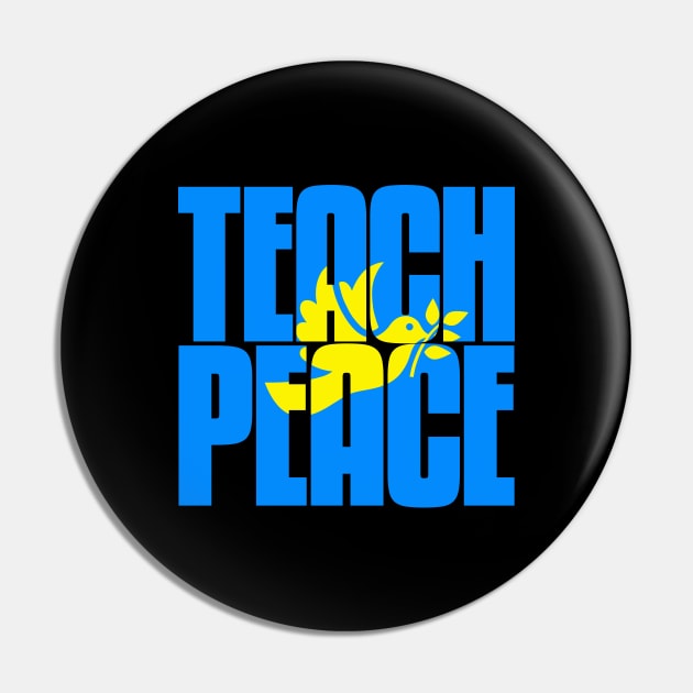 TEACH PEACE. An important message at all times. Pin by MalmoDesigns