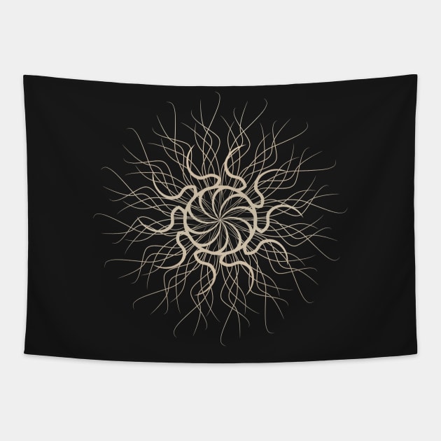 Abstract Sun Tapestry by Korry