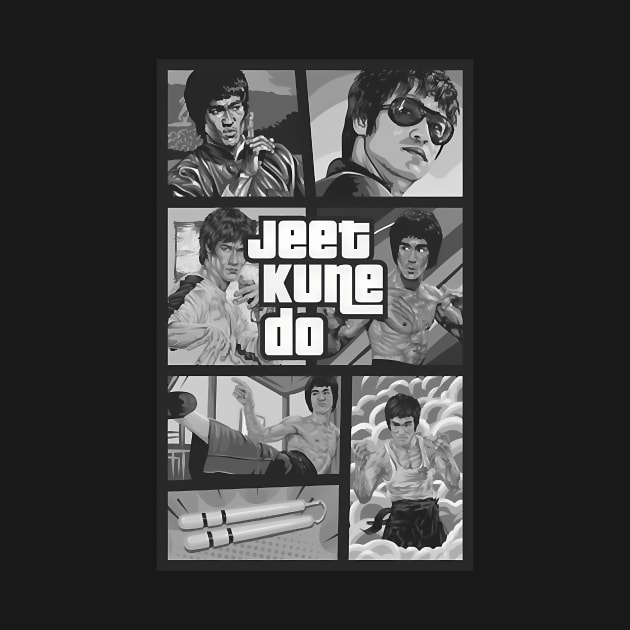 Vintage Movie Bruce Jeet Kune Do Be Water Lee by Garmentcrooks