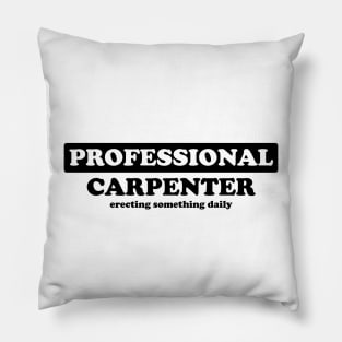 Professional Carpenter - Humor Pillow