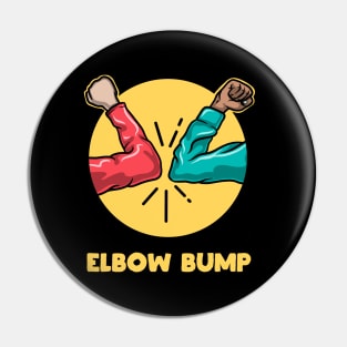 Elbow Bump High Five New Normal Greeting Funny Gift Pin