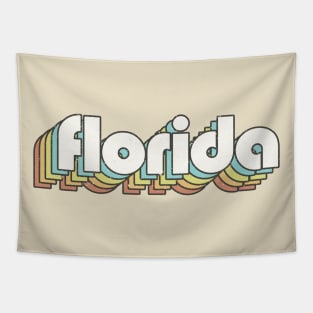 vintage color Florida Tapestry