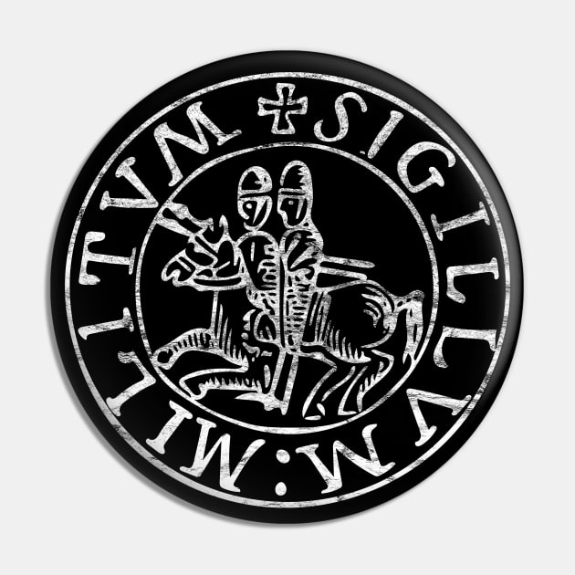 Knights Templar Sigil (light) Pin by Doc Multiverse Designs