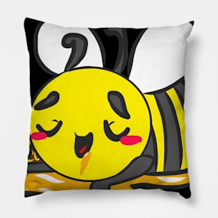 Bumblebee for fat Funny gift bee love for animals Pillow