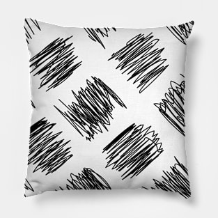 BLACK SRTIKING PRINT Pillow