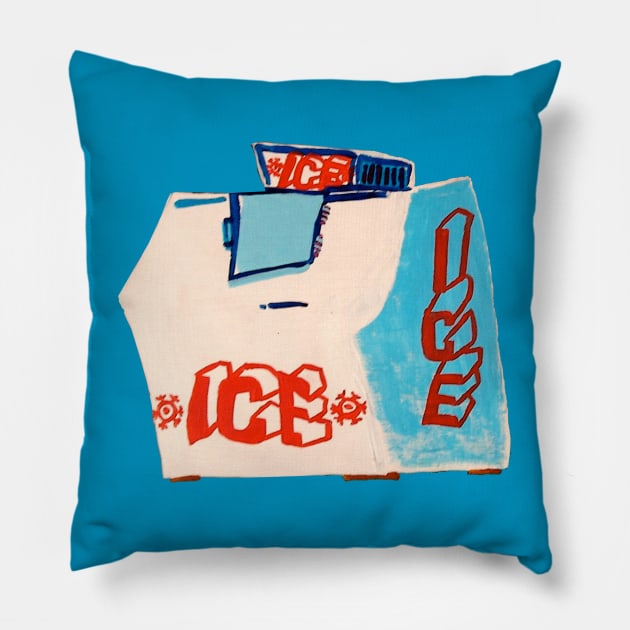 Ice Machine Pillow by SPINADELIC