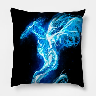 Blue Dragon Pillow