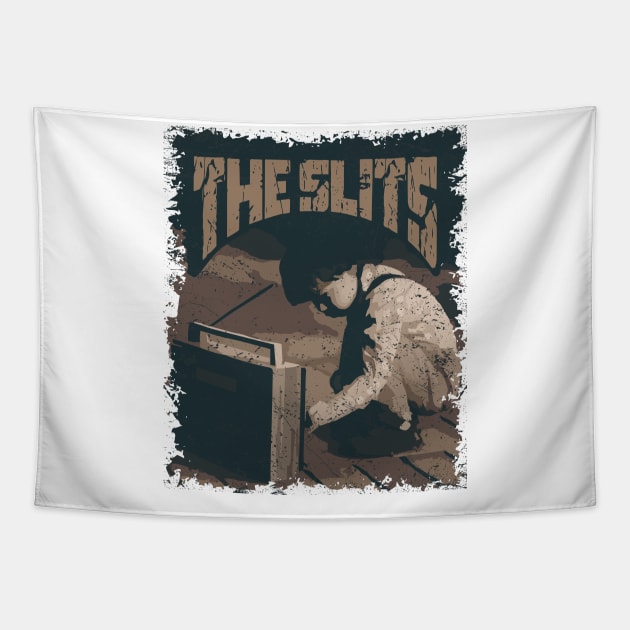 The Slits Vintage Radio Tapestry by K.P.L.D.S.G.N