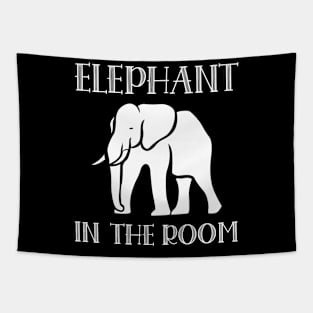 Elephant in the Room Tapestry