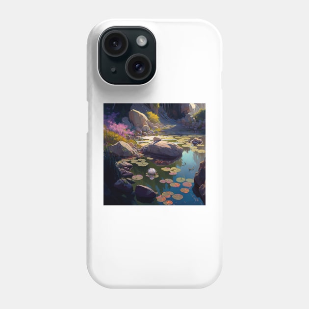 The carp pond Phone Case by Imagier