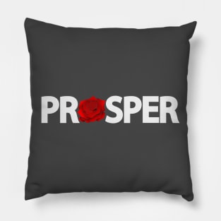 Prosper typography design Pillow