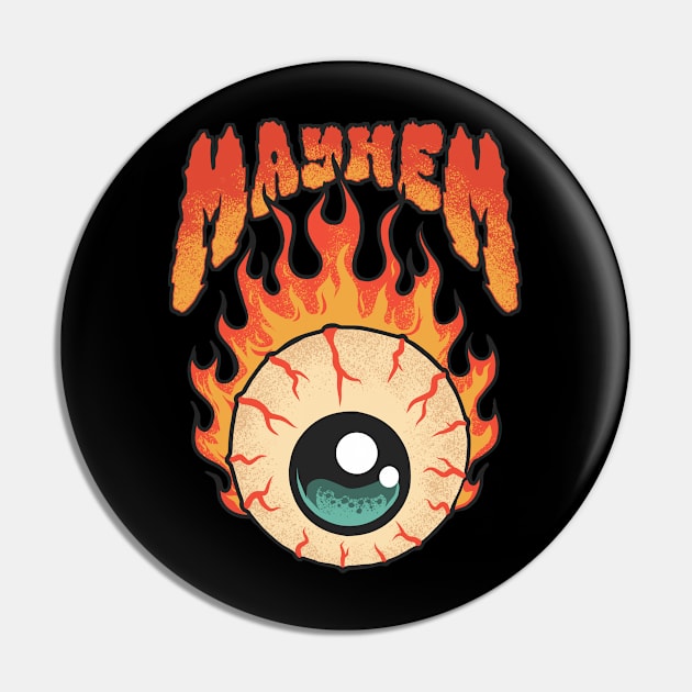 Fury gaze, Mayhem Pin by HzM Studio