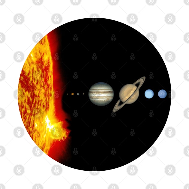 Solar System line out by Ricogfx