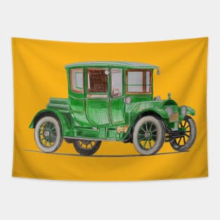 Retro car Tapestry