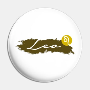 Leo Horoscope Pin