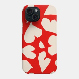 Beige Matisse Hearts Phone Case