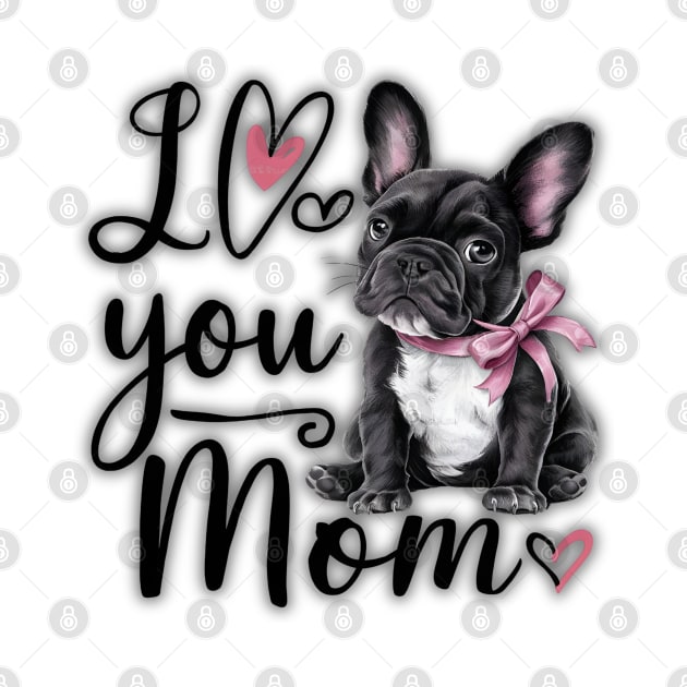 French Bulldog Says Happy Mother's Day by "Artistic Apparel Hub"