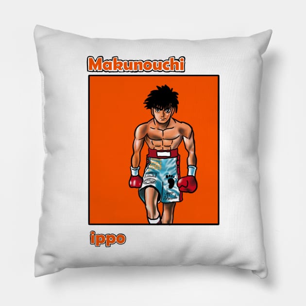 Ippo makunouchi Pillow by Damsos_store