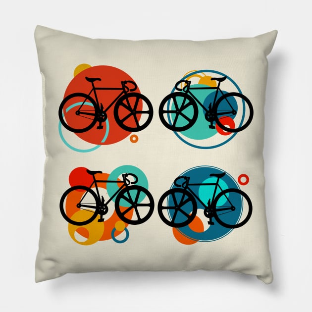 Four Fixies Pillow by Crooked Skull